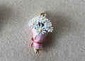 Wrapped bouquet charm