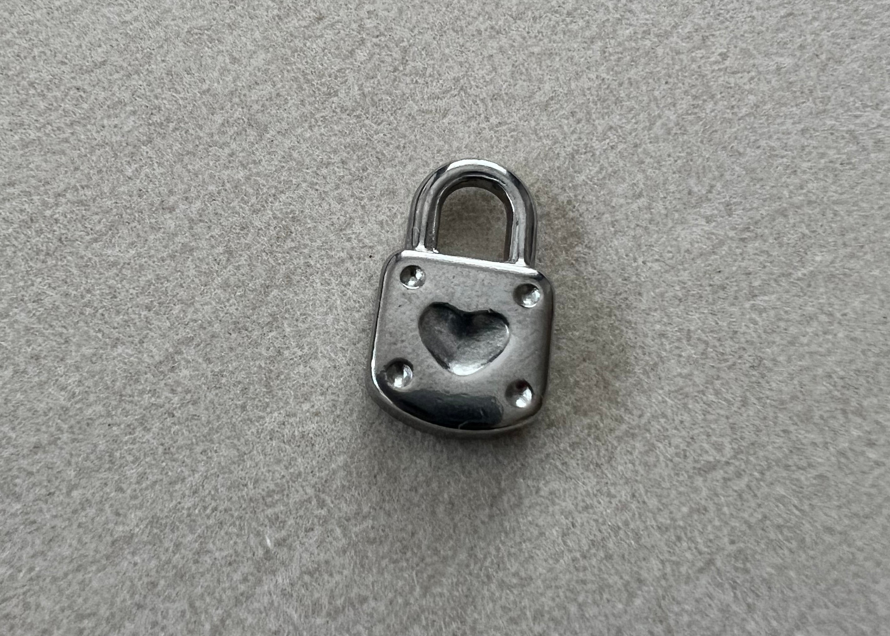 Heart Lock & Key Charm
