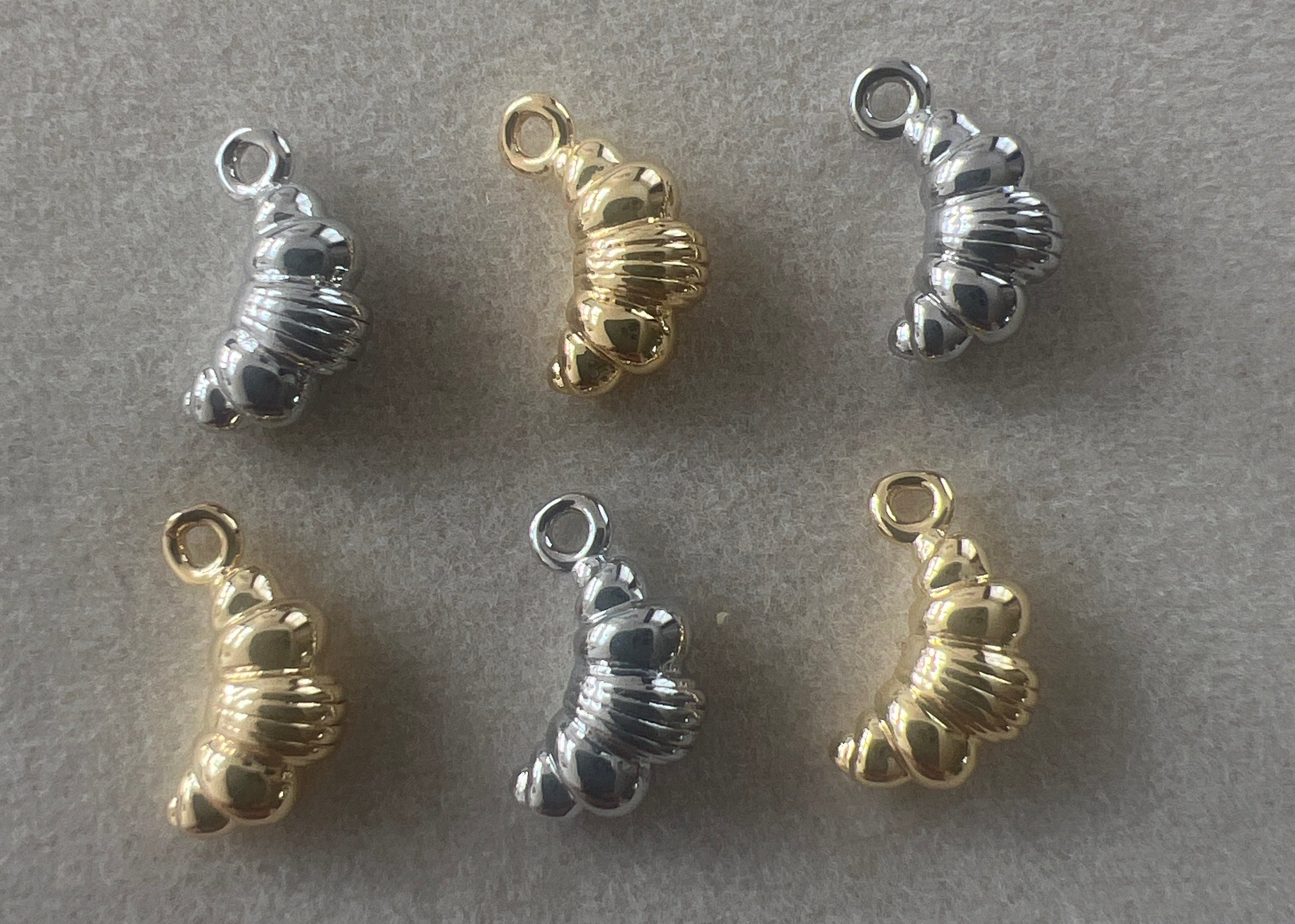 Croissant charms