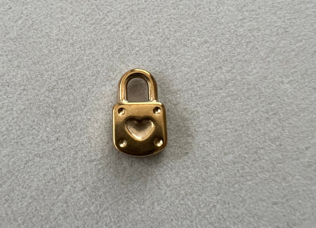 Heart Lock & Key Charm