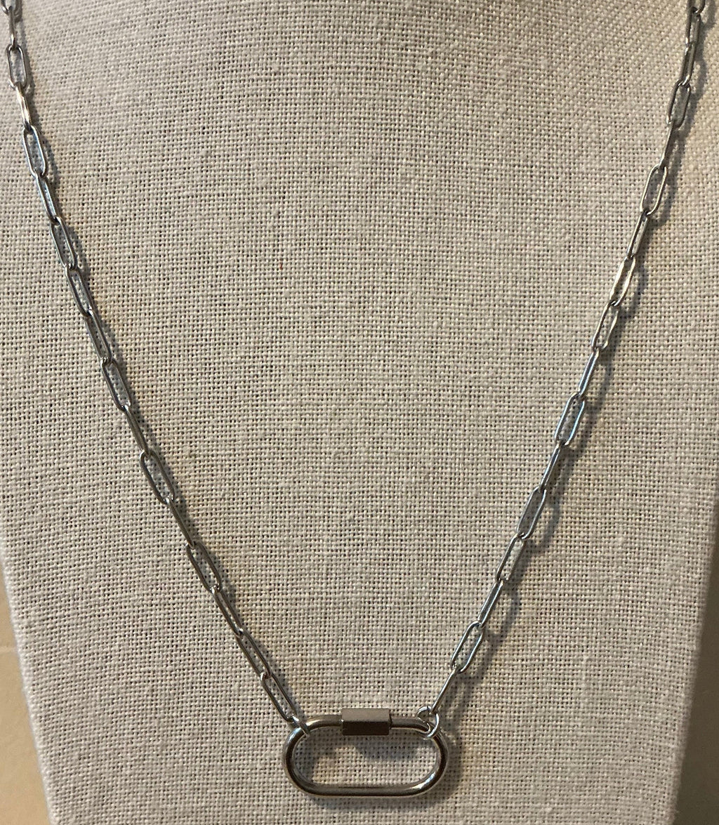Paperclip Connector Necklace