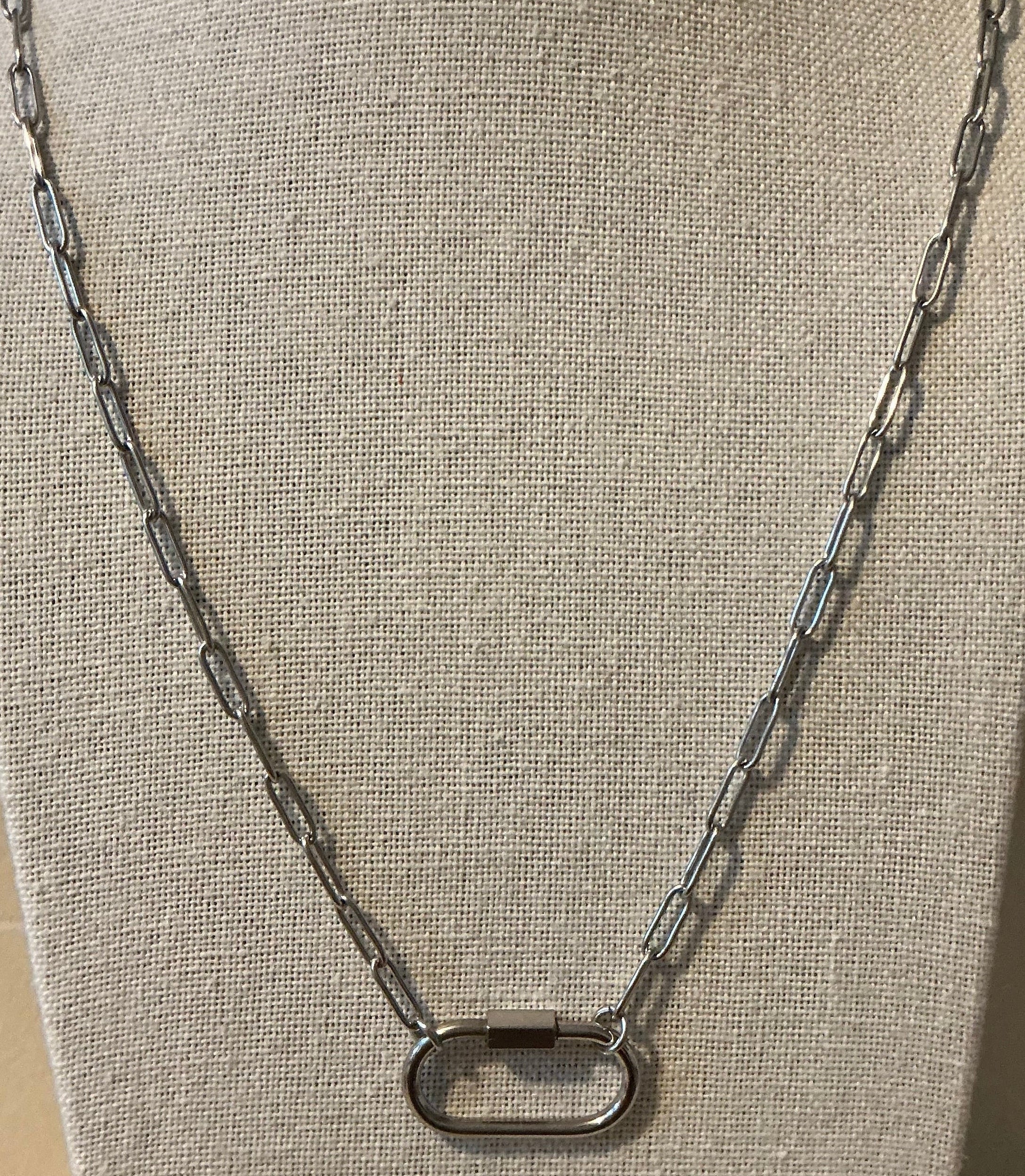 Paperclip Connector Necklace