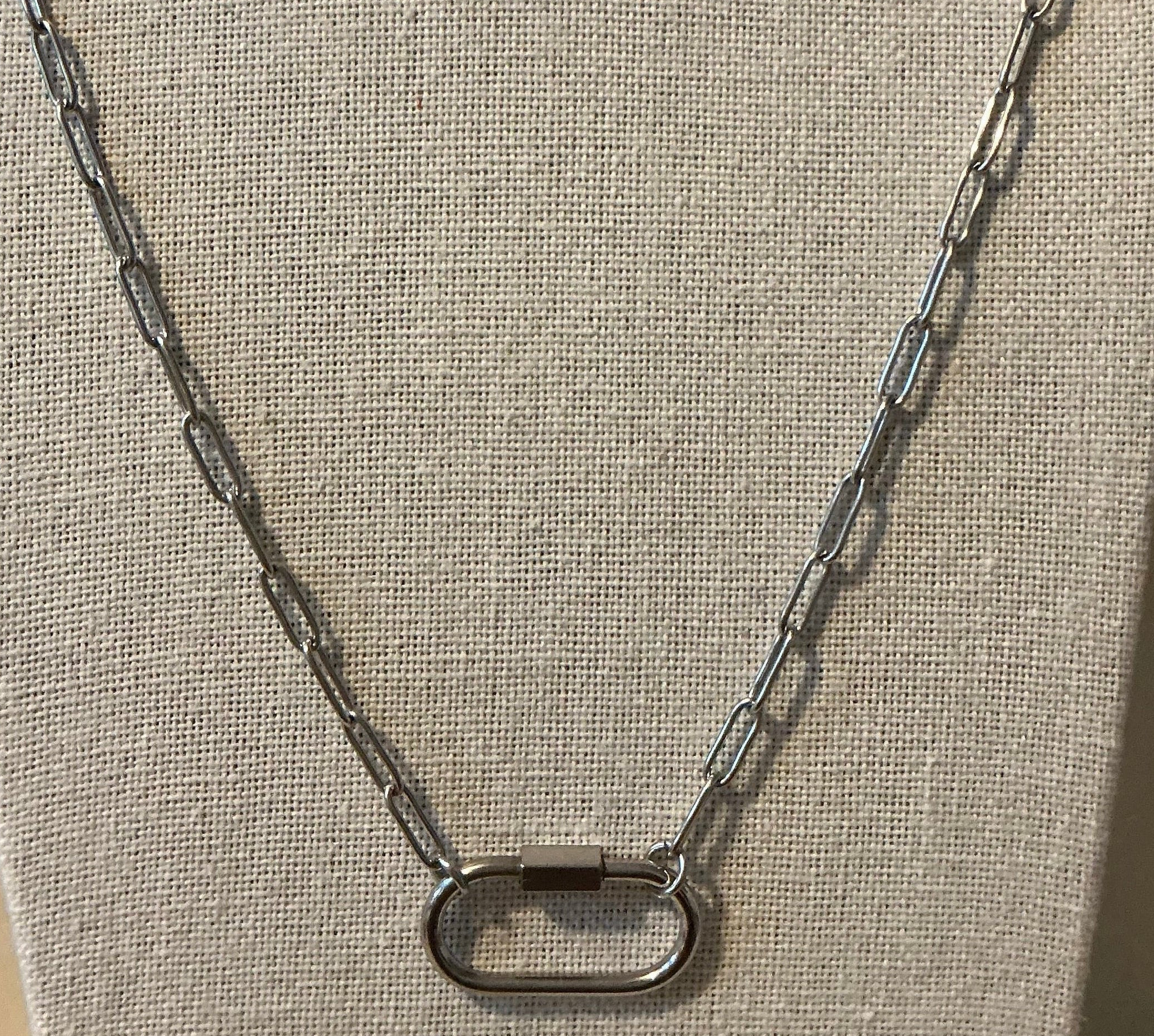 Paperclip Connector Necklace