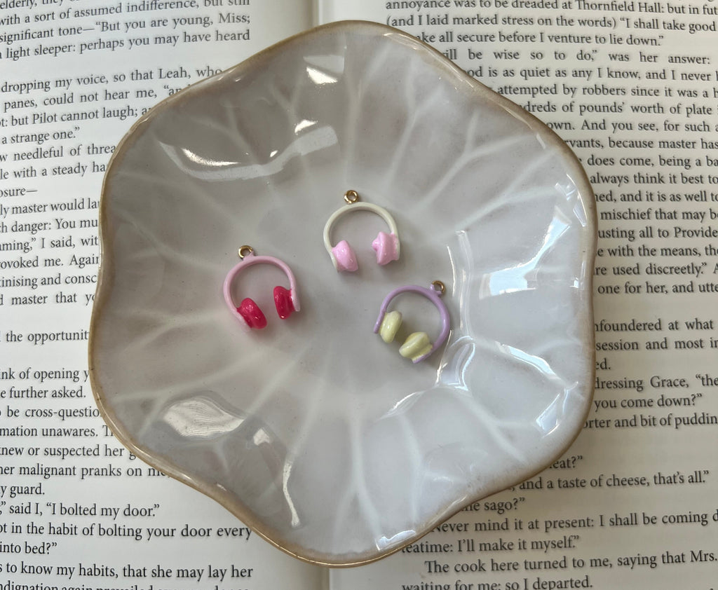 Audiobook Headphones Charm