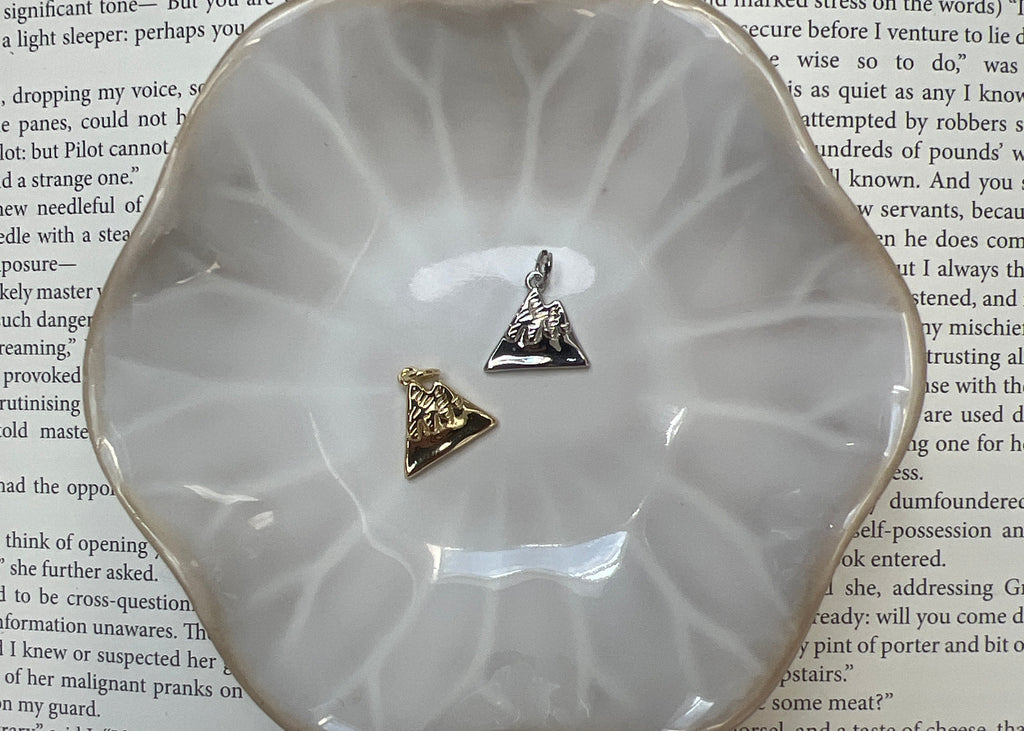 Mountain Peaks Charm (Available in Gold or Silver)