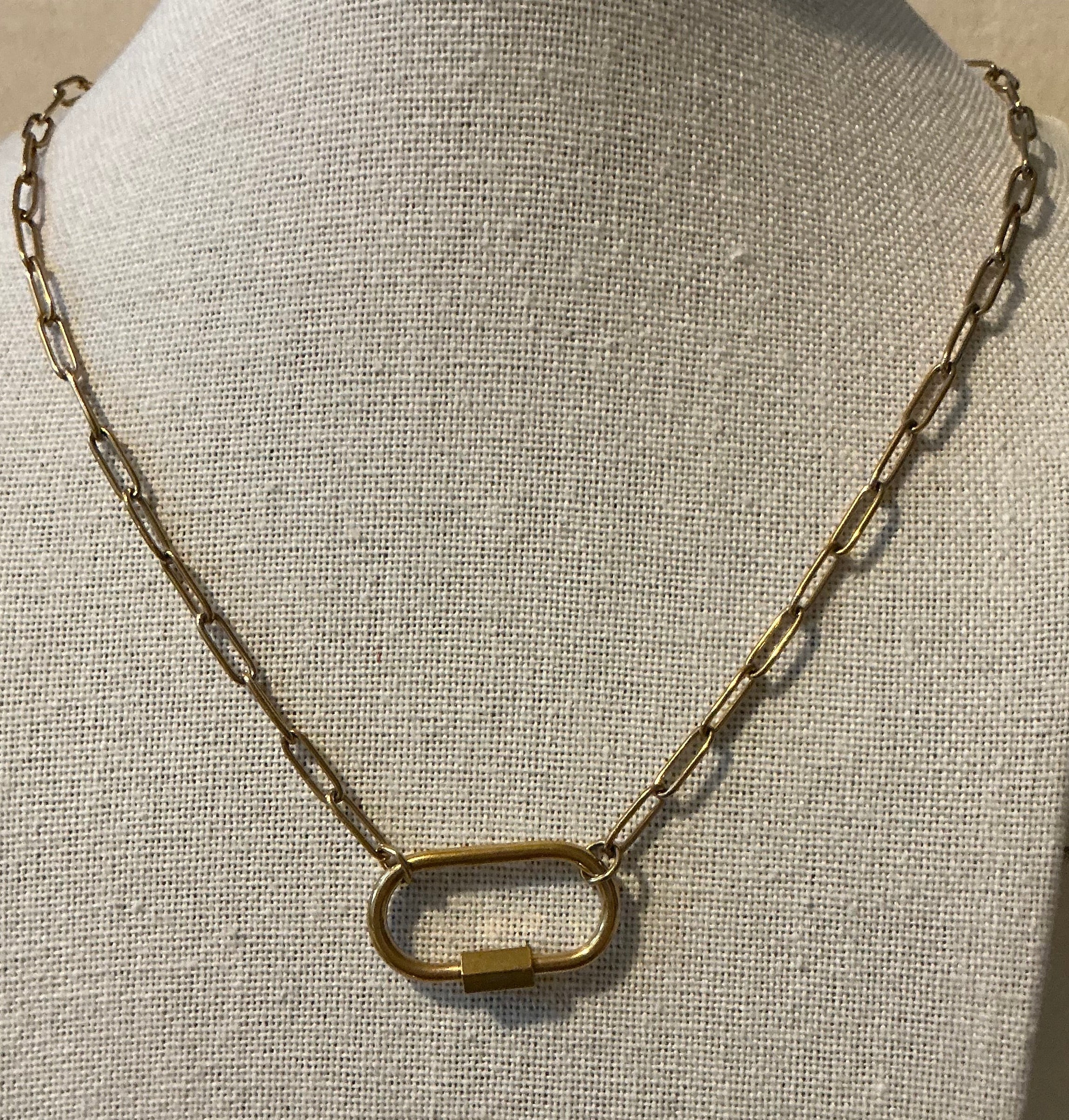 Paperclip Connector Necklace